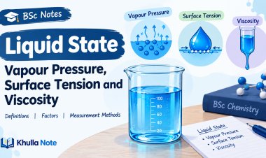 Liquid State: Vapour Pressure, Surface Tension & Viscosity | BSc Chemistry Notes